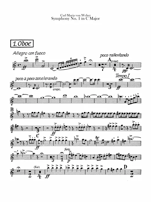 Oboe 1, 2