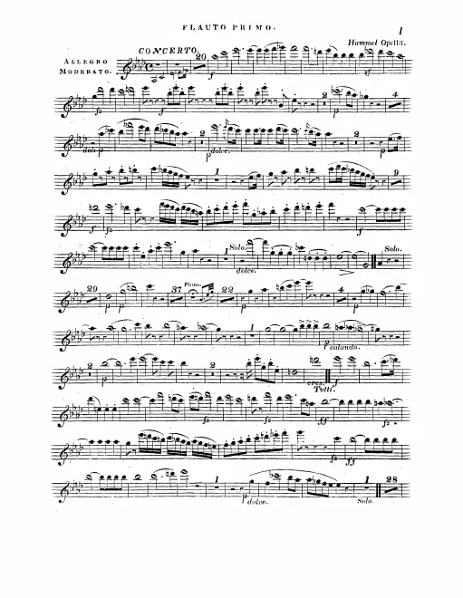 Flute 1, 2