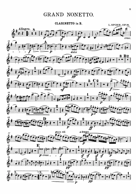Clarinet (B♭)