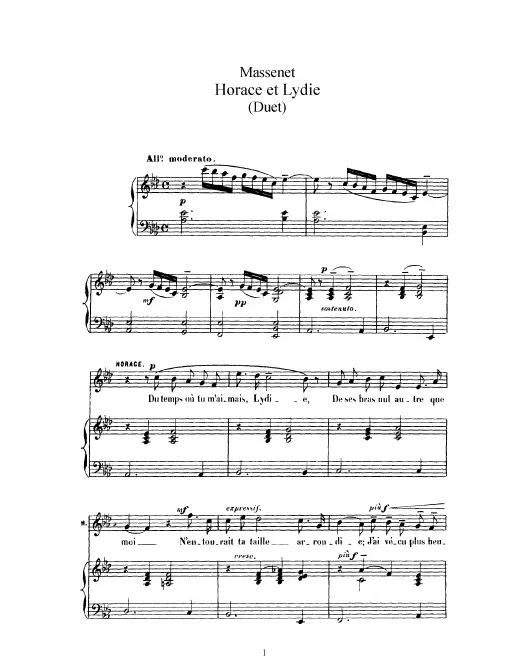 Complete Score (A♭ Major: soprano, tenor and piano)