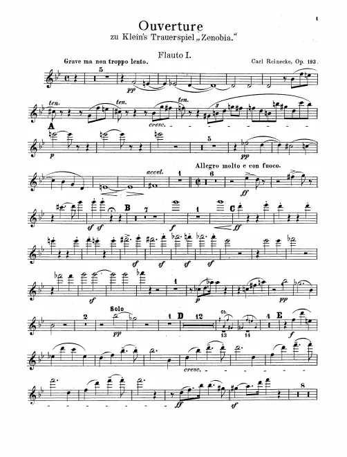 Flute 1, 2