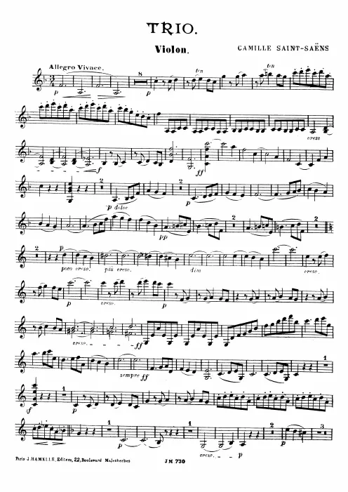 Violin Part (scan)