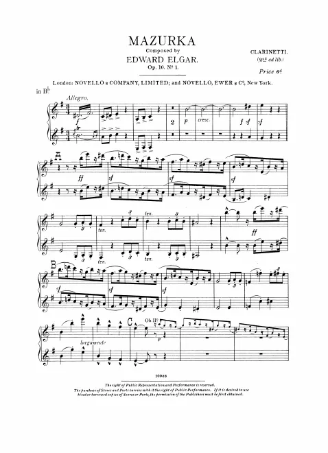 Clarinet 1/2 (B♭)