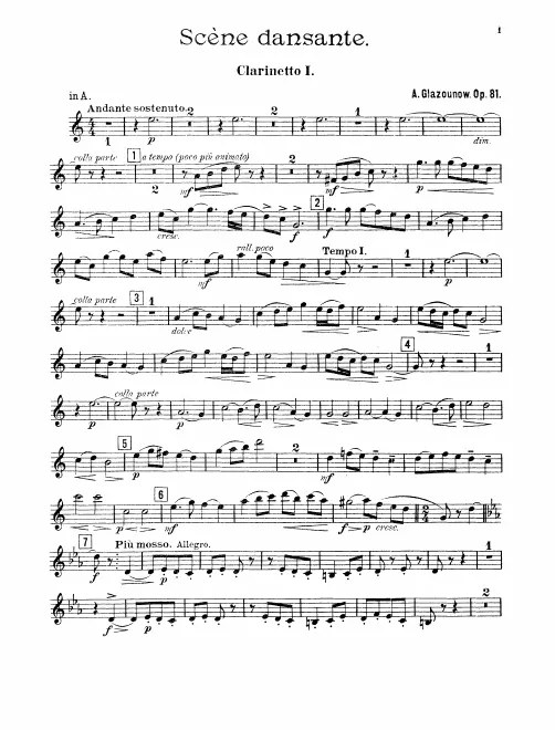 Clarinet 1, 2 (A/B)