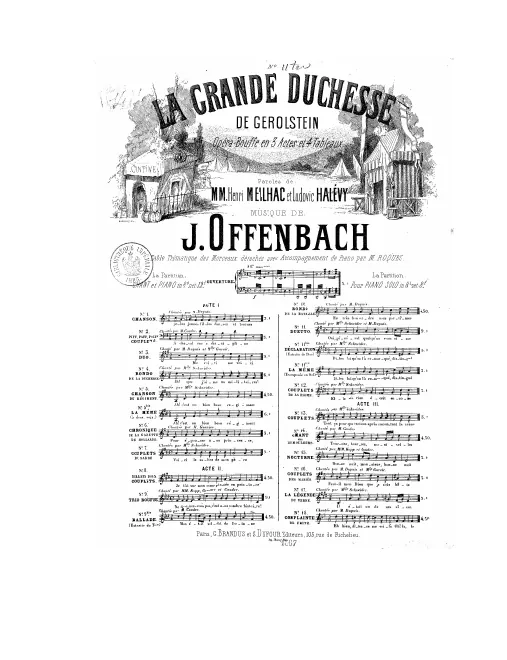 No.11 ter , Déclaration: "Dites-lui qu'on l'a remarqué" (Act II, No.10b)