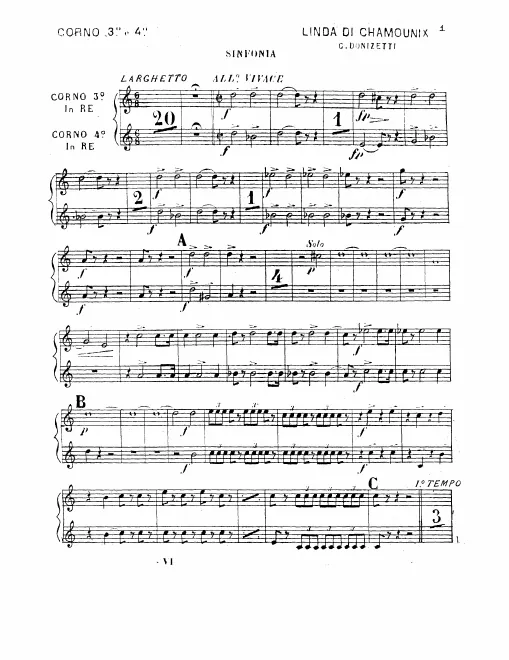 Horn 3/4