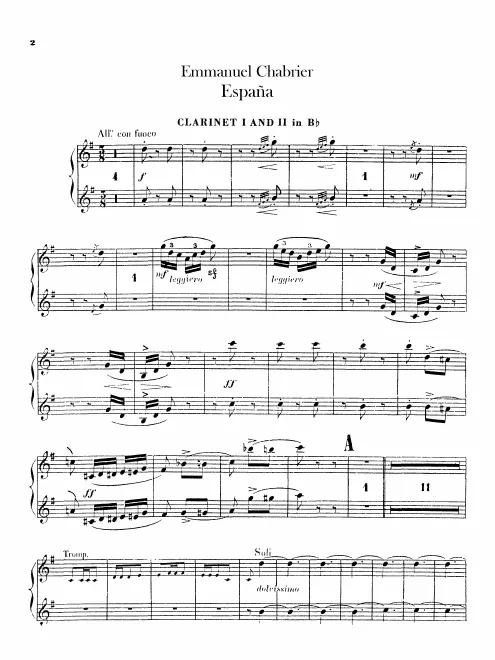 Clarinet 1/2 (in B♭)