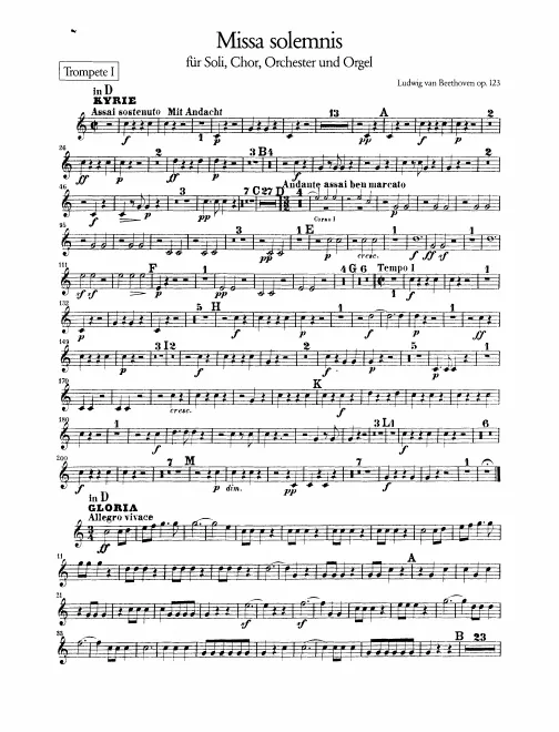 Trumpet 1, 2 (D/B♭/C)