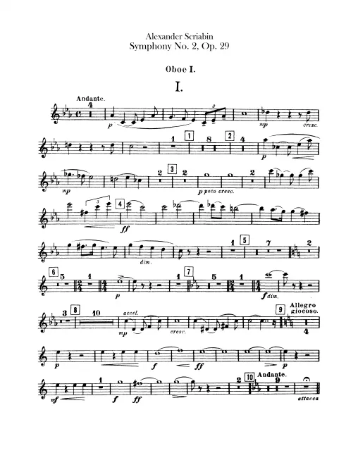 Oboe 1, 2