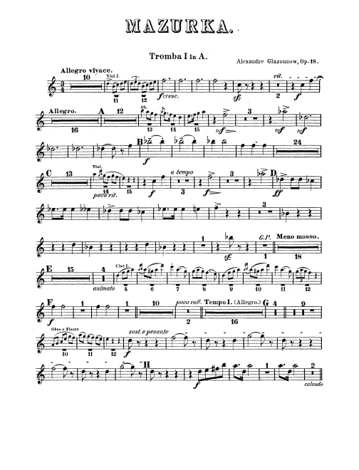 Trumpet 1, 2 (A)