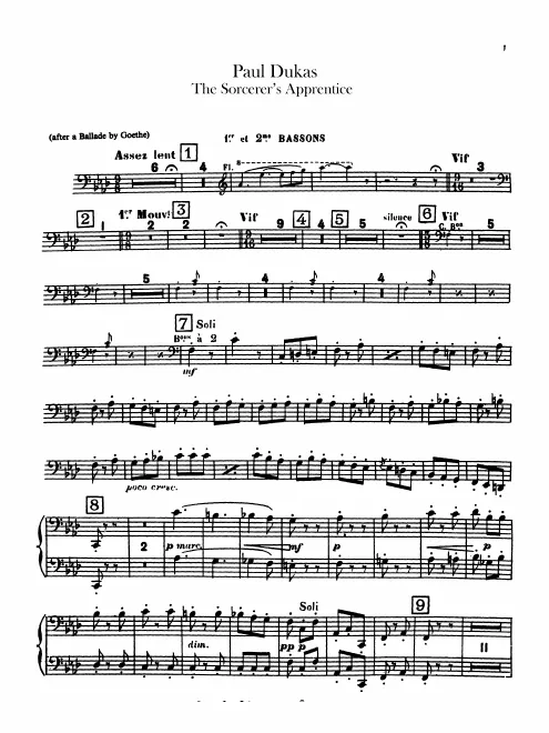 Bassoon 1/2, 3, Contrabassoon