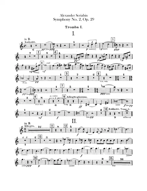 Trumpet 1, 2, 3 (B)