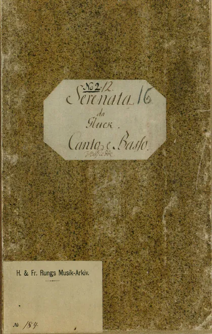 Voices and Basso Continuo