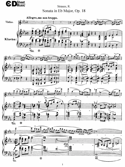 Complete Score and Violin Part