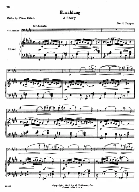 Complete Score and Cello Part