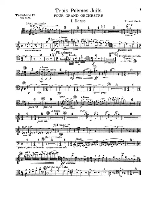 Trombone 1, 2, 3, Tuba