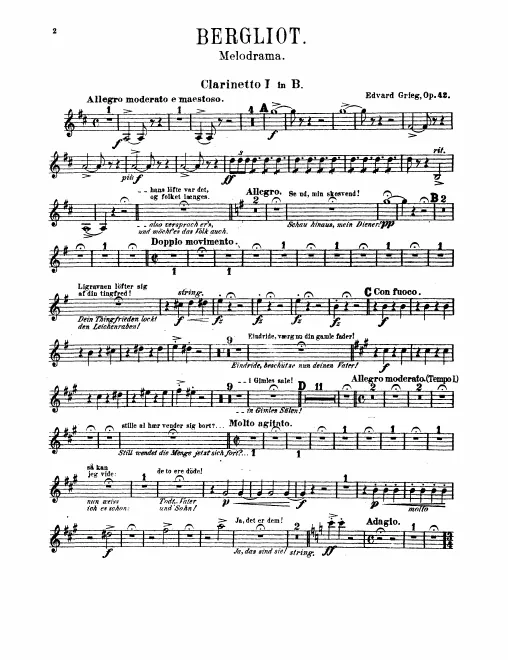 Clarinet 1, 2 (B♭)