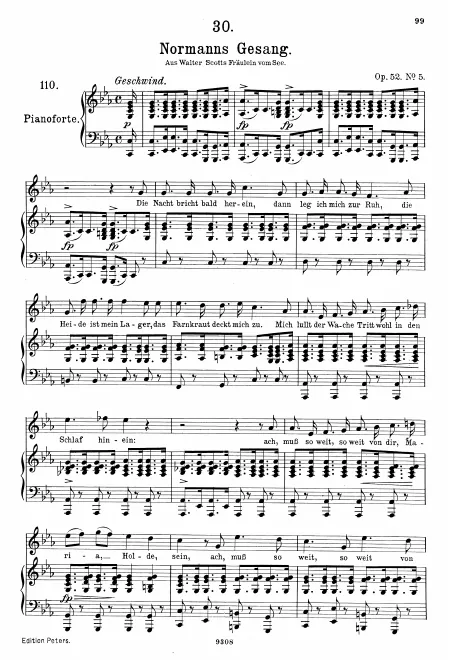 Complete Score (Original / High voice, C minor)