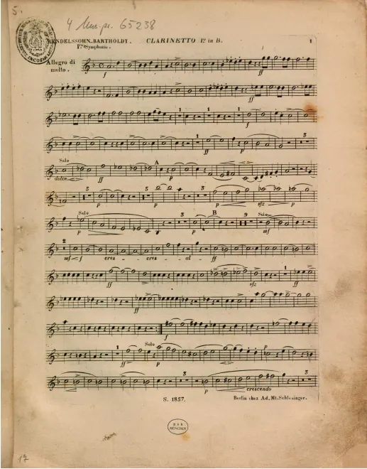 Clarinet 1 (B♭)
