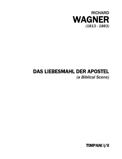 Timpani 1, 2, 3, 4