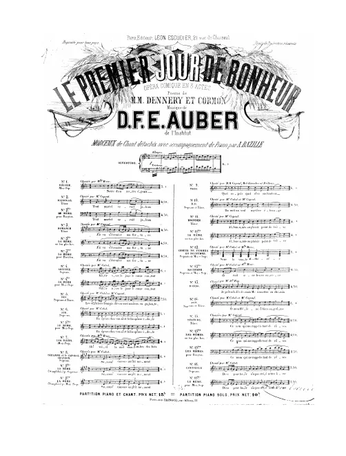 No.3, Romance: "J'ai vu s'écouler ma fortune" (Act I, No.2)