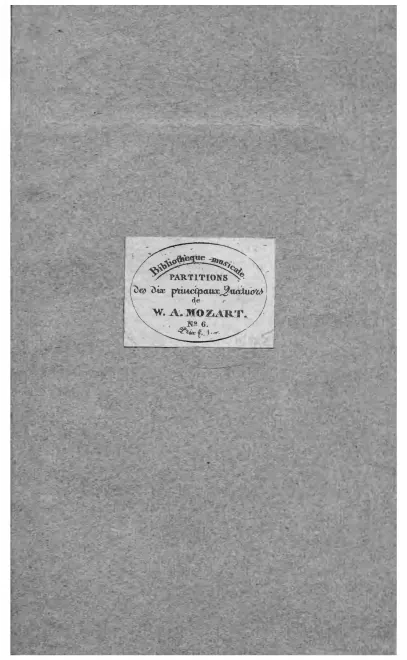 6. Quartet in C major, K.465