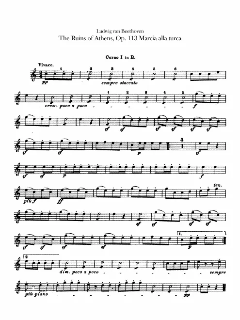 Horn 1, 2 (in B♭)