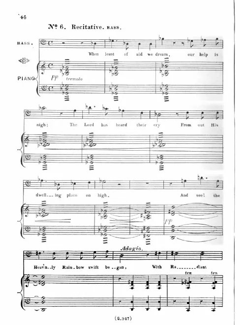 6. Recitative (Bass)