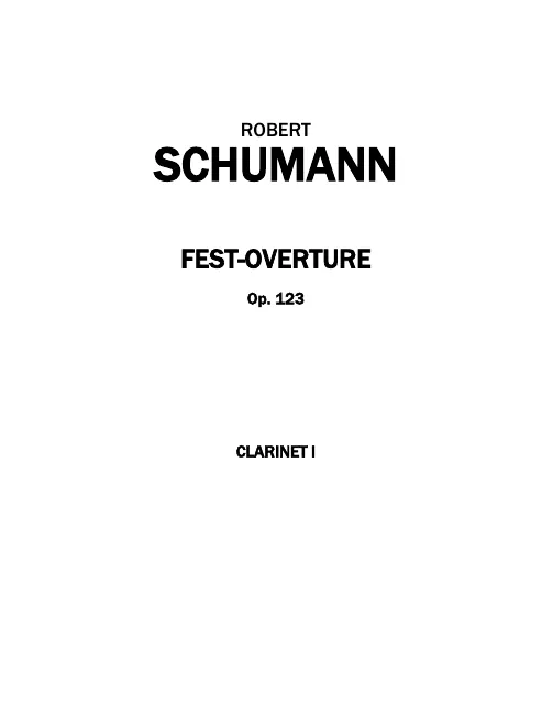 Clarinet 1, 2 (B♭)