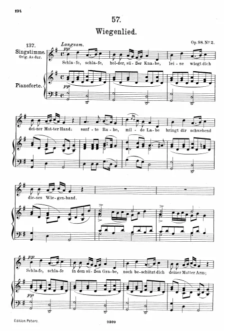 Complete Score (Medium Voice, transposed to G major)