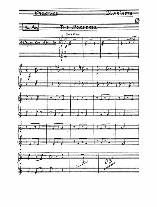 Clarinet 1/2 (A/B♭)