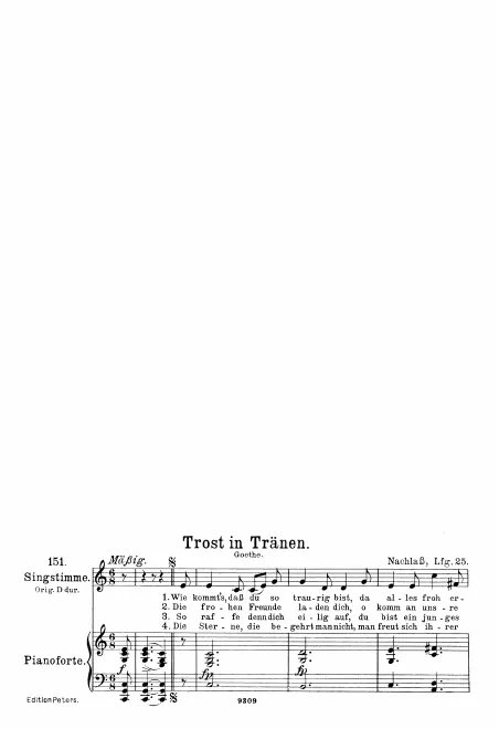 Complete Score (Medium Voice, transposed to C major)