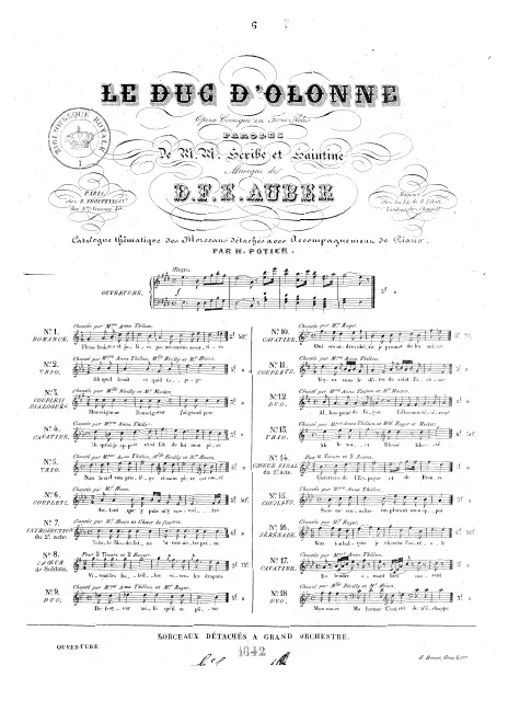 No.6, Couplets: "Autant qui je puis" (A♭ major)