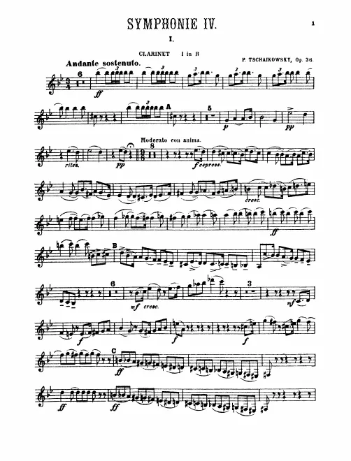 Clarinet 1 (B♭/A)