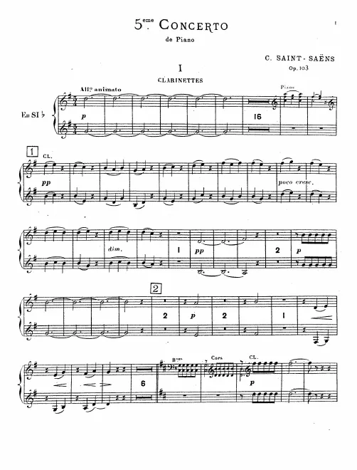 Clarinet 1/2 (B♭/A)