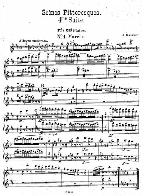 Flute 1/2 (also Piccolo)