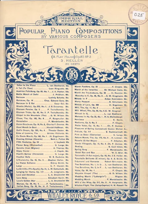 2. Tarantelle in A♭ major