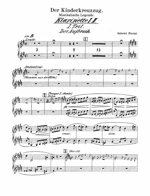 Clarinet 1/2, 3/Bass Clarinet (B♭)
