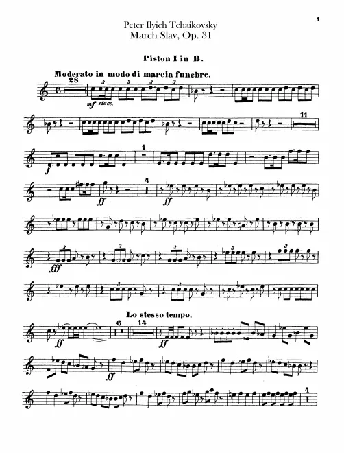 Cornet 1, 2 (B♭)