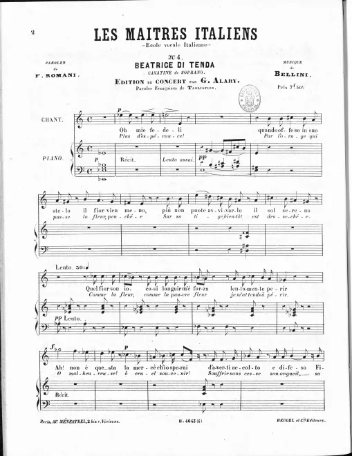 Cavatina: Oh mie fedeli ... Ma la sola, ohimè!