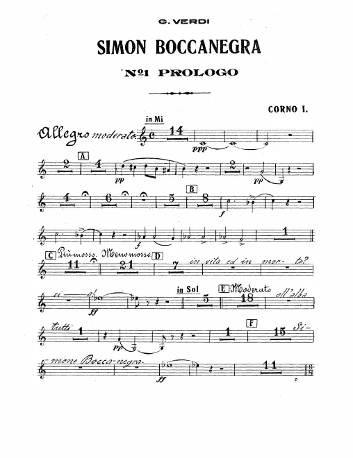 Horn 1 (E/G/D/F/E♭/C)