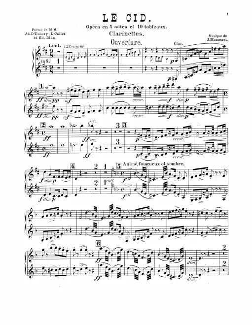 Clarinet 1/2 (B)
