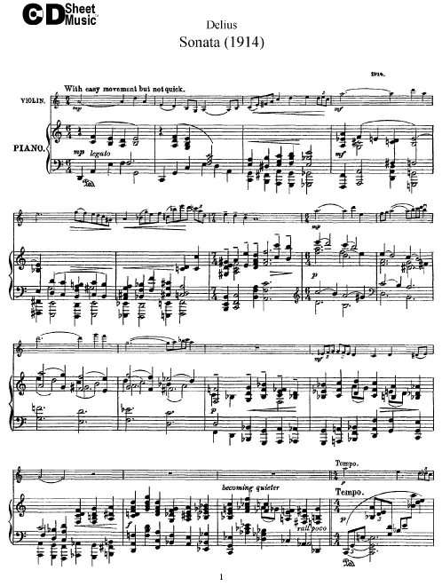 Complete Score, Violin Part