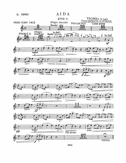 Egyptian Trumpets (A♭, B)
