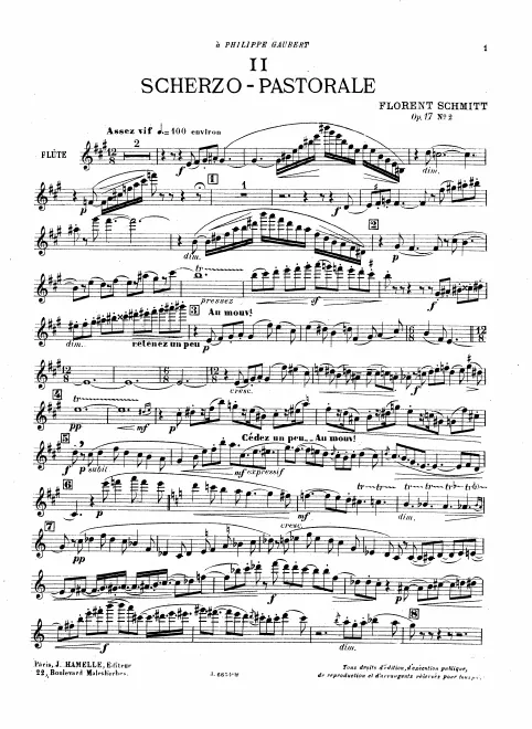 Complete Score and Flute Part