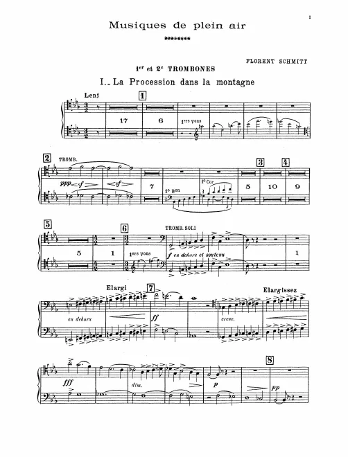 Trombone 1/2, 3, Tuba