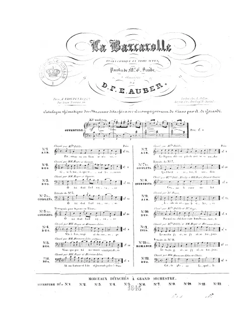 No.11, Trio: "Le matin j'y rêve"