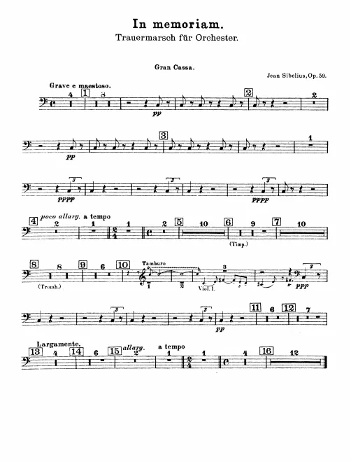 Bass Drum, Cymbals, Snare Drum