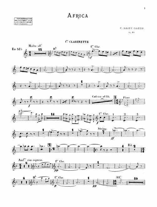 Clarinet 1, 2 (B♭)
