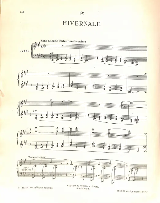 52. Hivernale